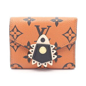 Louis Vuitton Zoe Portefeuille Wallet Tri fold Empreinte Brown Black